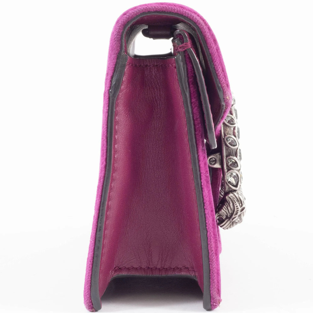 GUCCI Authentic Purple Leather Shoulder Bag - Picture 4 of 16
